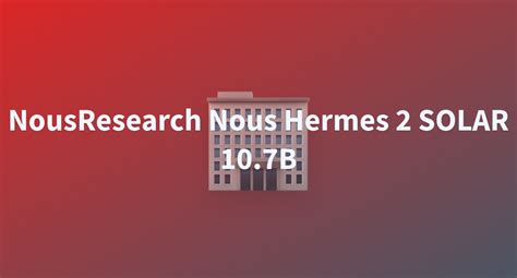 hermes solar|NousResearch/Nous.